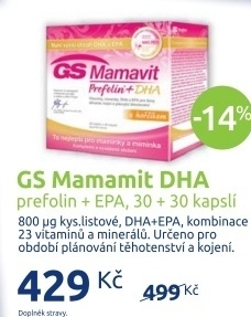Doplnek stravy mamavit prefolin dha gs