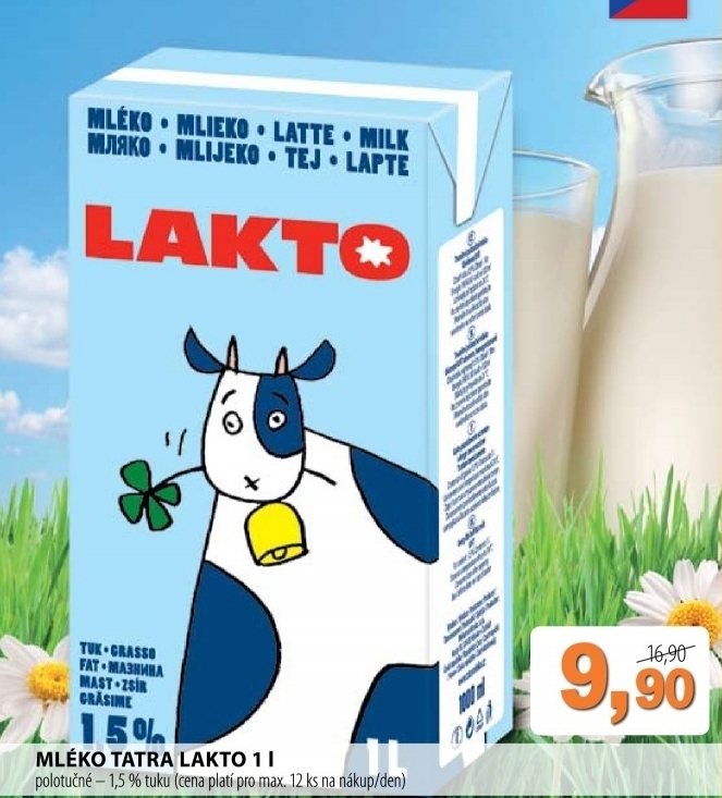 Mleko lakto 1 5 polotucne
