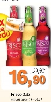 Pivo ochucene frisco
