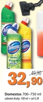 Cistic wc domestos