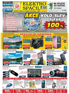 akční leták Elektro Spáčil 3.6.2015-16.6.2015