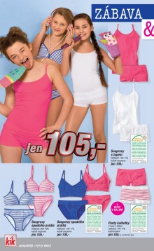 akční leták Kik textil 10.6.2015-30.6.2015