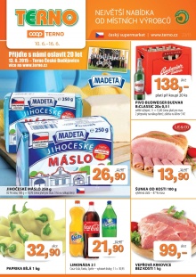 akční leták COOP 10.6.2015-16.6.2015