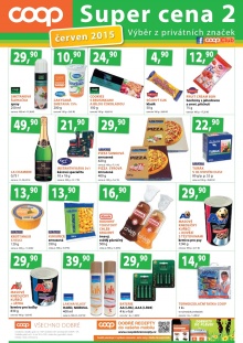 akční leták COOP 10.6.2015-16.6.2015