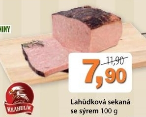 Sekana lahudkova se syrem krahulik