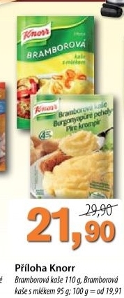 Kase bramborova v prasku knorr