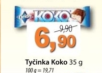 Cokoladova tycinka koko