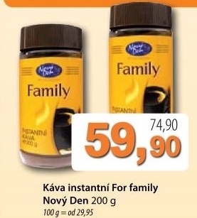 Kava instantni family novy den