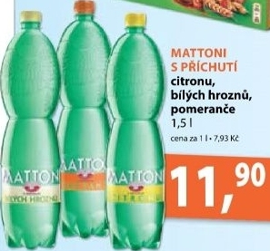 Voda ochucena mattoni