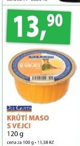 Maso kruti s vejci dle gusta
