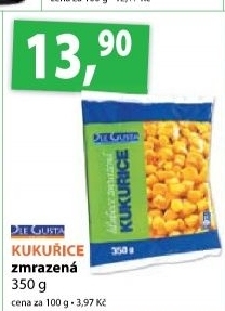Kukurice mrazena dle gusta