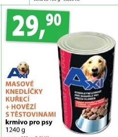 Knedlicky masove pro psy axi