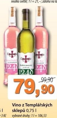Vino templarske sklepy cejkovice