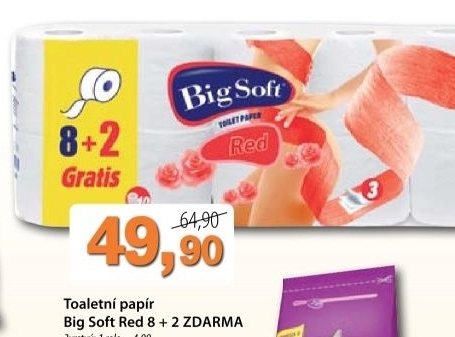 Toaletni papir 3vrstvy big soft