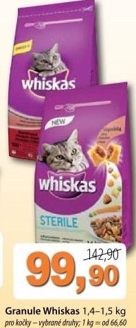 Granule pro kocky whiskas