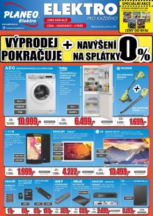 akční leták Planeo Elektro 10.6.2015-16.6.2015