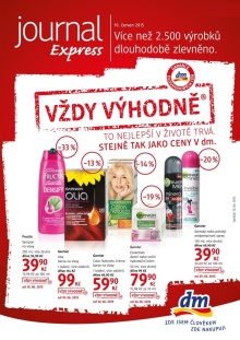 akční leták dm drogerie 10.6.2015-30.6.2015