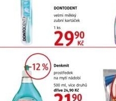 Kartacek na zuby dontodent