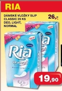 Vlozky damske slipove ria