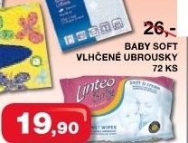 Ubrousky vlhcene detske baby linteo