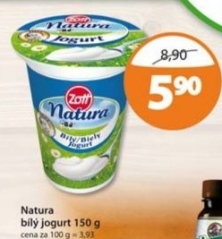 Jogurt bily natura zott