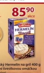 Syr hermelin na gril sedlcansky