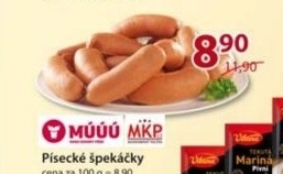 Spekacky pisecke maso uzeniny pisek