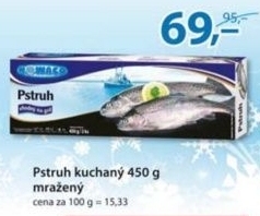 Pstruh kuchany mrazeny nowaco