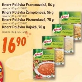 Polevka instantni knorr