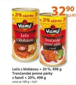 Leco s klobasou hame
