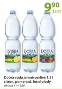 Voda ochucena dobra voda