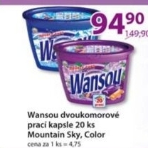 Praci kapsle wansou