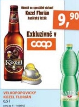 Pivo polotmavy lezak florian velkopopovicky kozel