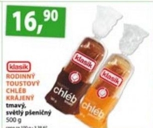 Chleb toustovy coop klasik