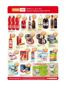 akční leták COOP 15.6.2015-30.6.2015