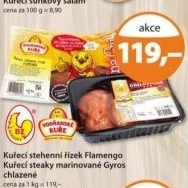 Rizky kureci stehenni flamenco vodnanska drubez