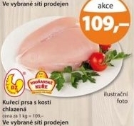 Prsa kureci s kosti vodnanske kure