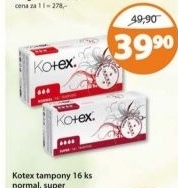 Tampony kotex