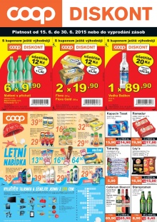 akční leták COOP 15.6.2015-30.6.2015