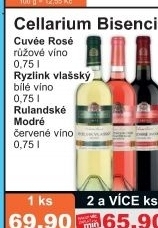 Vino rose cuvee cellarium bisencii zamecke vinarstvi bzenec