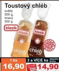 Chleb toustovy coop klasik