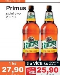 Pivo svetle vycepni 10 primus