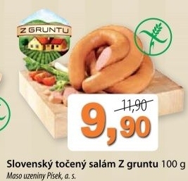 Salam slovensky toceny z gruntu