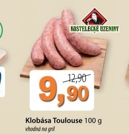Klobasa toulouse lada grileman kostelecke uzeniny