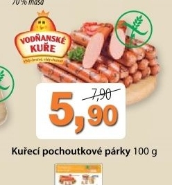 Parky kureci pochoutkove vodnanske kure