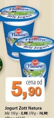 Jogurt bily natura zott