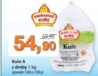 Kure mrazene vodnanske kure