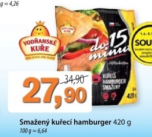 Hamburger kureci vodnanske kure