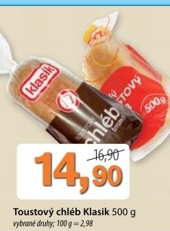 Chleb toustovy coop klasik