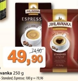 Kava mleta standard jihlavanka